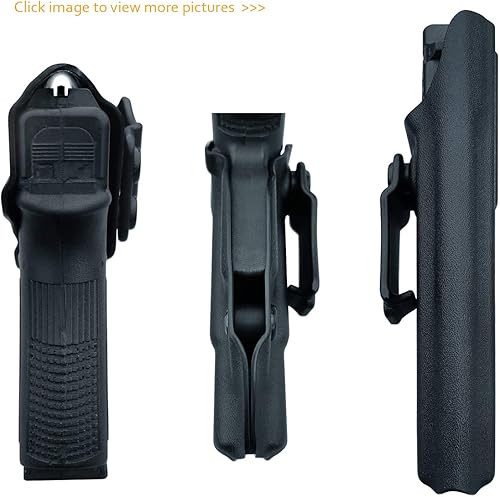Miniatura 9 de Funda G19, funda IWB Kydex compatible con Glock 19 19X 25 44 45 (Gen 1-5) y pistola Glock 23 32 (Gen 3-4) - Transporte oculto en la cintura interior