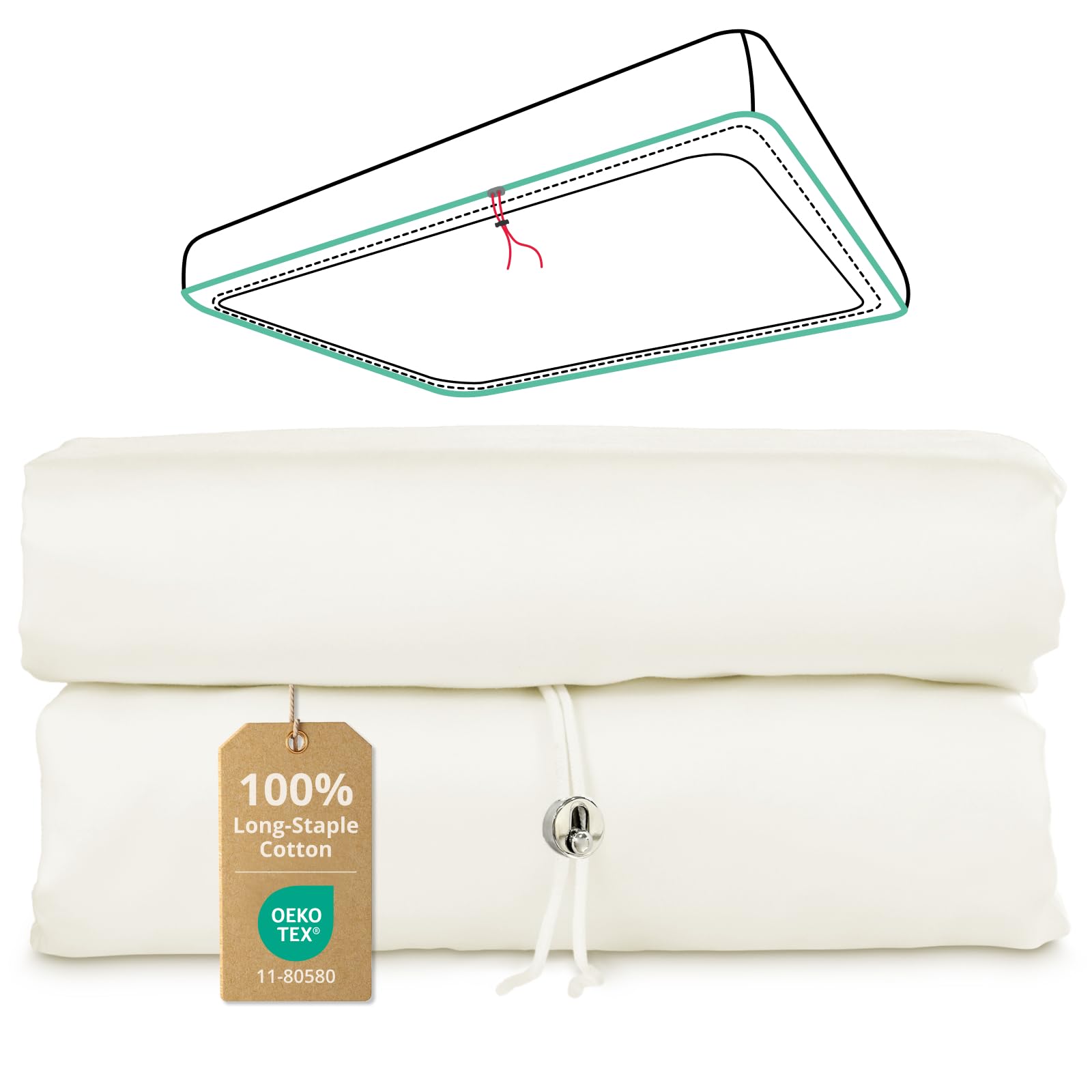 タグ付き未使用品 SOPHNET STRETCH DOUBLE CLOTH XL Amazon.com: Twin Fitted Sheet Only with Drawstring and 360
