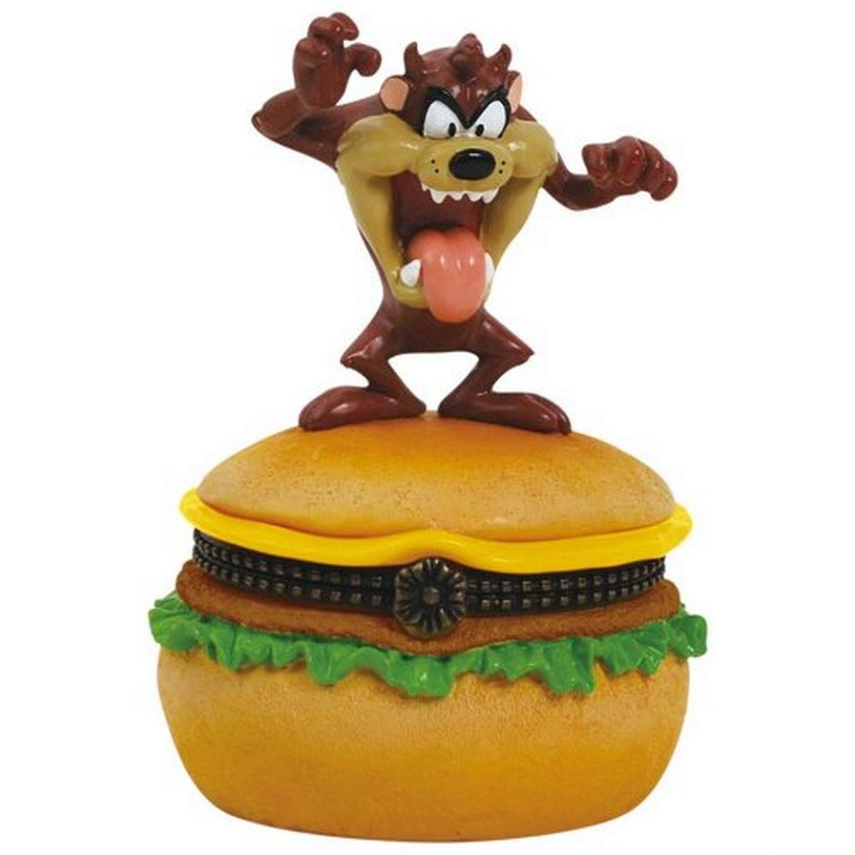 WestlandGiftware Looney Tunes Hinged Box, 3.5-Inch High, Taz Hamburger