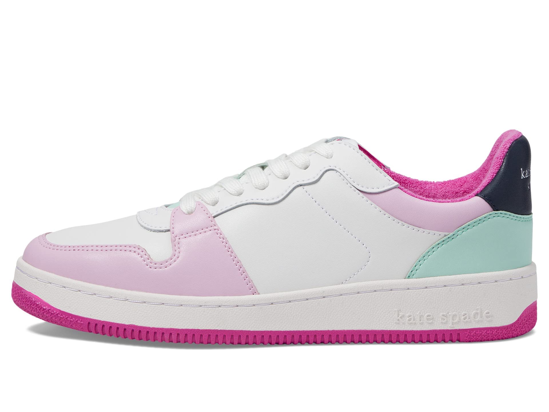 Kate Spade New York Bolt Sneakers for Women - Leather Upper & Footbed - Cotton Lining - Round-toe