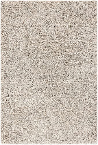 Image of Urban Modern Decor Featuring Soft Shaggy Carpet & Rug for Your Bedroom and Livingroom [Size- 2x5 feet & Color-Light Beige].