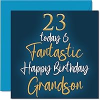 Vista 9 de Stuff4 Fantásticas tarjetas de cumpleaños número 20 para nieto, 20 hoy y fantásticas, tarjeta de feliz cumpleaños para nieto de abuela, abuelo