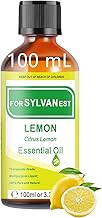 FORSYLVANEST Olio Essenziale di Limone 100ml – 100% Puro e Naturale, per Aromaterapia, Diffusori, Pulizia, Aria Fresca, Cura della Pelle, Saponi e Candele