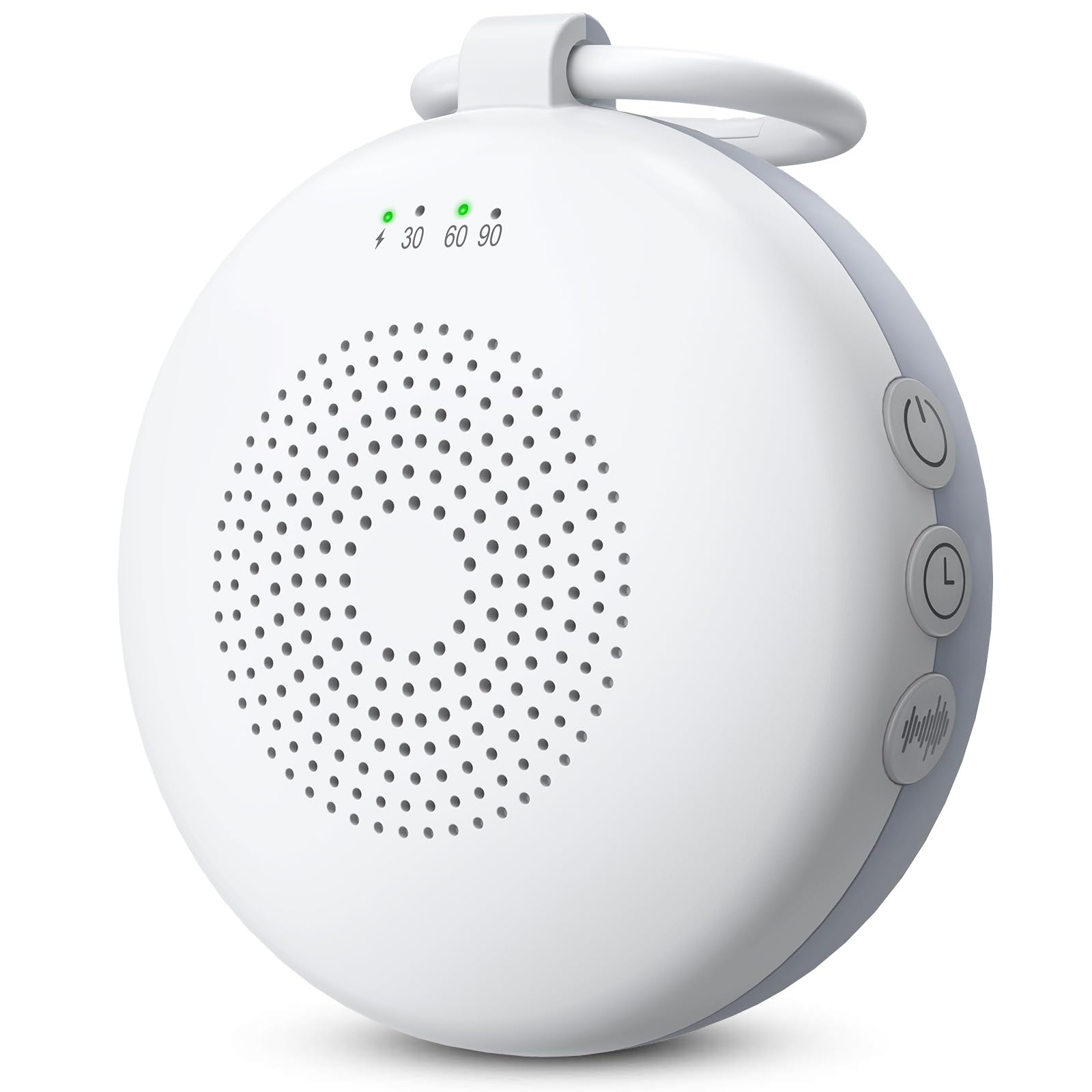 eSynic White Noise Machine Baby mit Nachtlicht Weißes Rauschen Einschlafhilfe Babys Erwachsene Soundmaschine Typ-C für Neugeborene 12 Beruhigende Geräusche Timer Speicher 20H Laufzeit für Babyschlaf