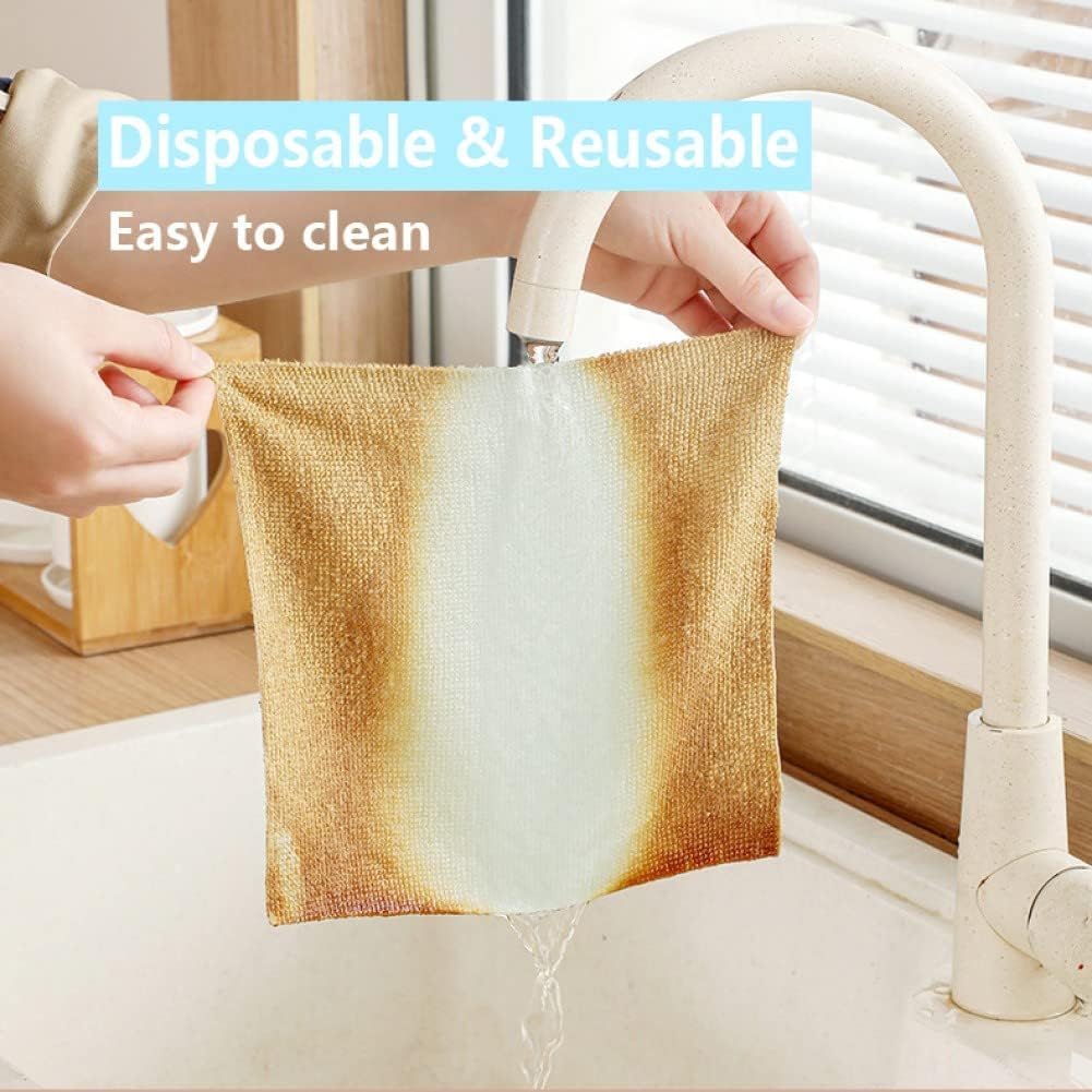 MURTISIDDH - Cleaning Cloths 20 Pcs, Microfibre Cloth for Kitchen, Cleaning Towels Reusable, Multifunctional Non Scratch Dish, Reusable for Kitchen Cleaning 2