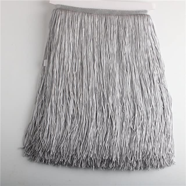 KENNA Belle Garniture de Frange en Dentelle de 10 mètres 30 cm de Large Coupe de Frange de Gland pour Bricolage Robe Latine scène vêtements Accessoires Ruban de Dentelle
