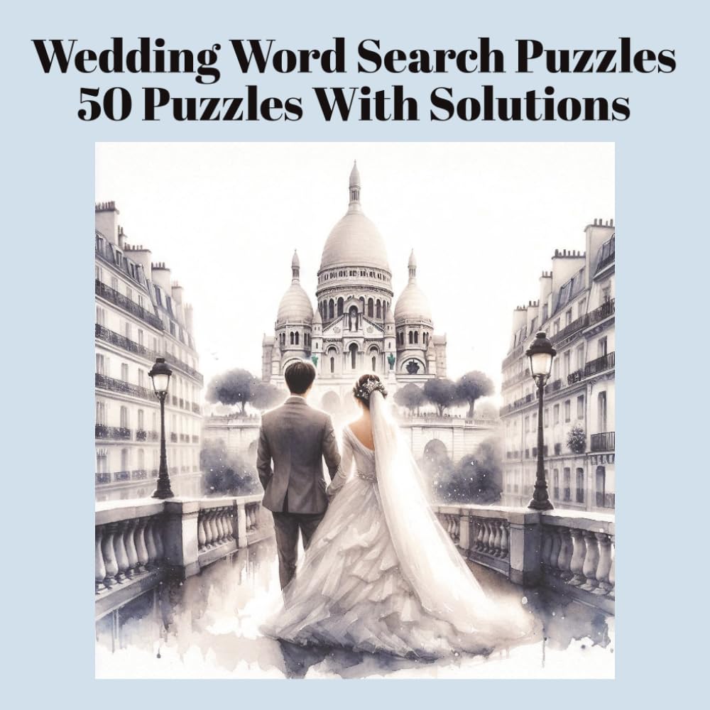Wedding Word Search Puzzle Book: Fun and Relaxing Wedding-Themed Word Finds for Brides, Guests, and Celebration Lovers