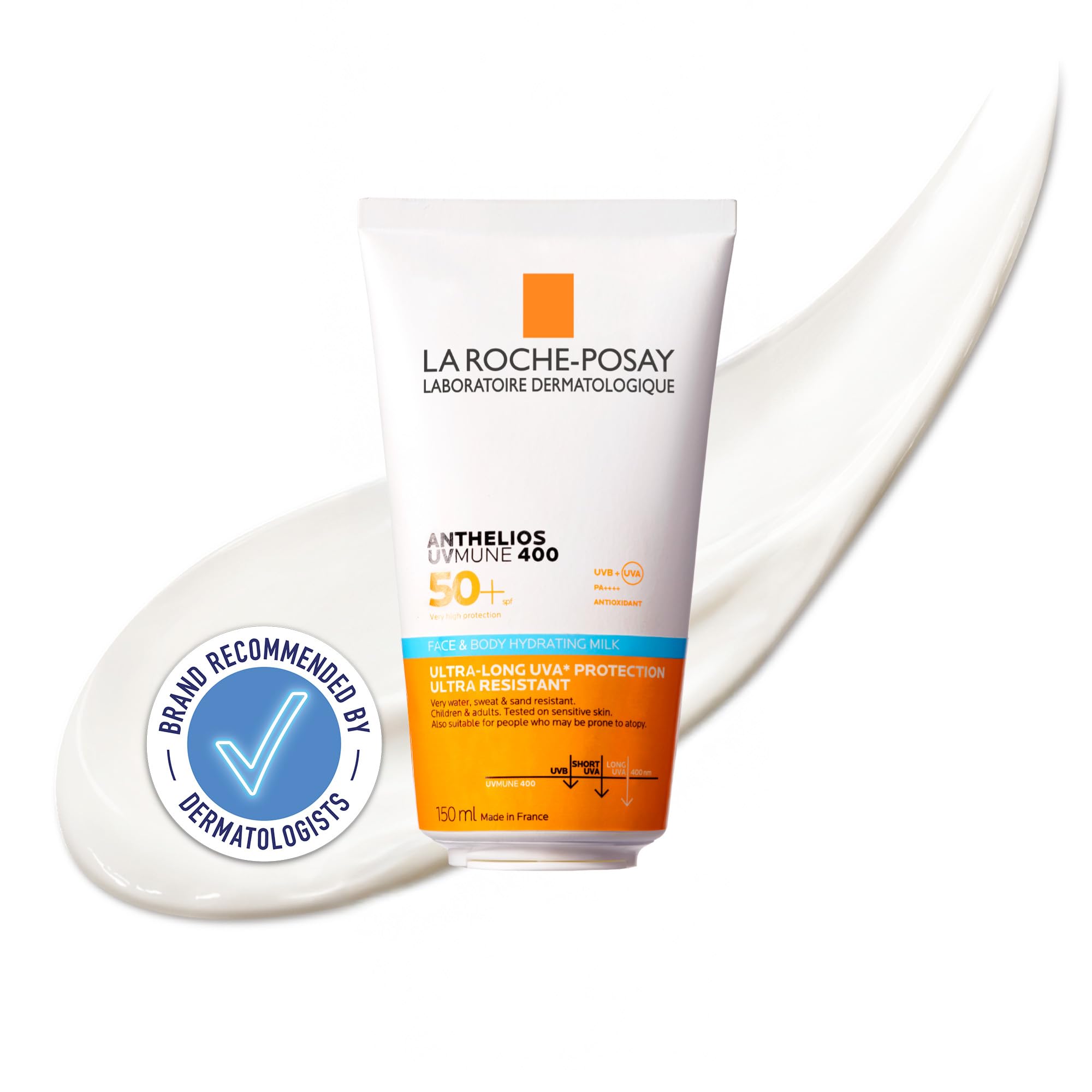 La Roche-Posay Anthelios UVMune 400 Face & Body Hydrating Milk SPF50+ 150ml