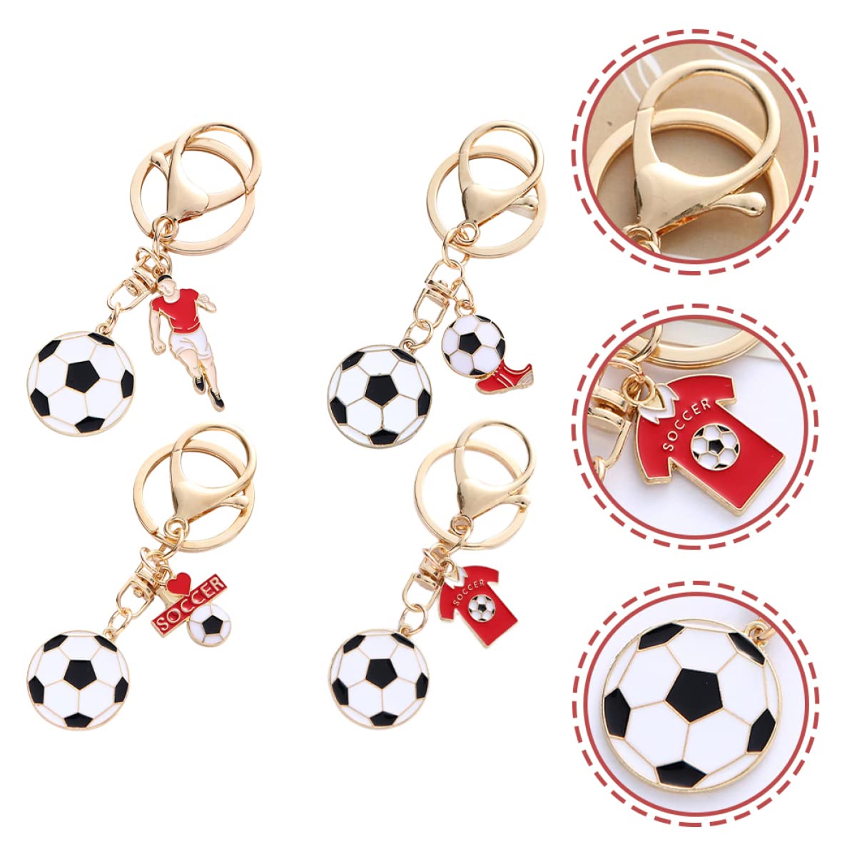 Kisangel Llavero De Futbol Balón De Fútbol Football Colgante De Fútbol Futebol Balón Fútbol Titular De La Llave De Fútbol Llavero Encanto Llavero Aleación De Zinc
