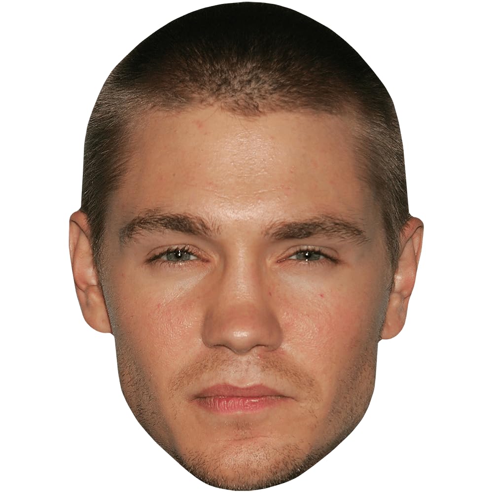 Chad Michael Murray (Shaved Head) Celebrity Mask, Flat Card Face, Fancy Dress Mask