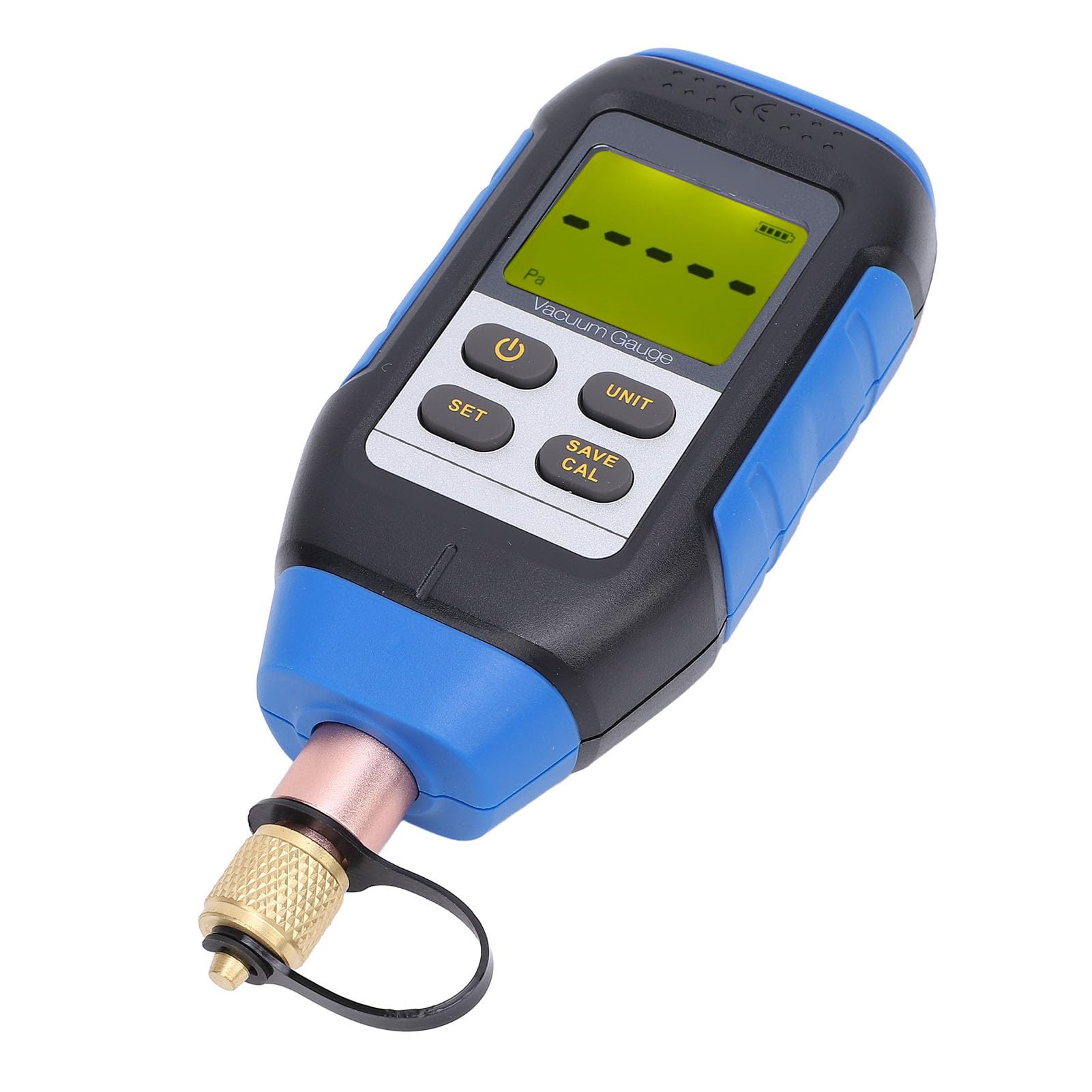 Cocoarm Cyfrowy Wakuometr, Ręczny Elektroniczny Tester Próżni z Czujnikiem Piraniego, 4 Jednostki Pa MBar MmHg Mikronów, Przeciążenie 72 PSI, Duży Wyświetlacz, Technika HVAC i Testowanie Systemów