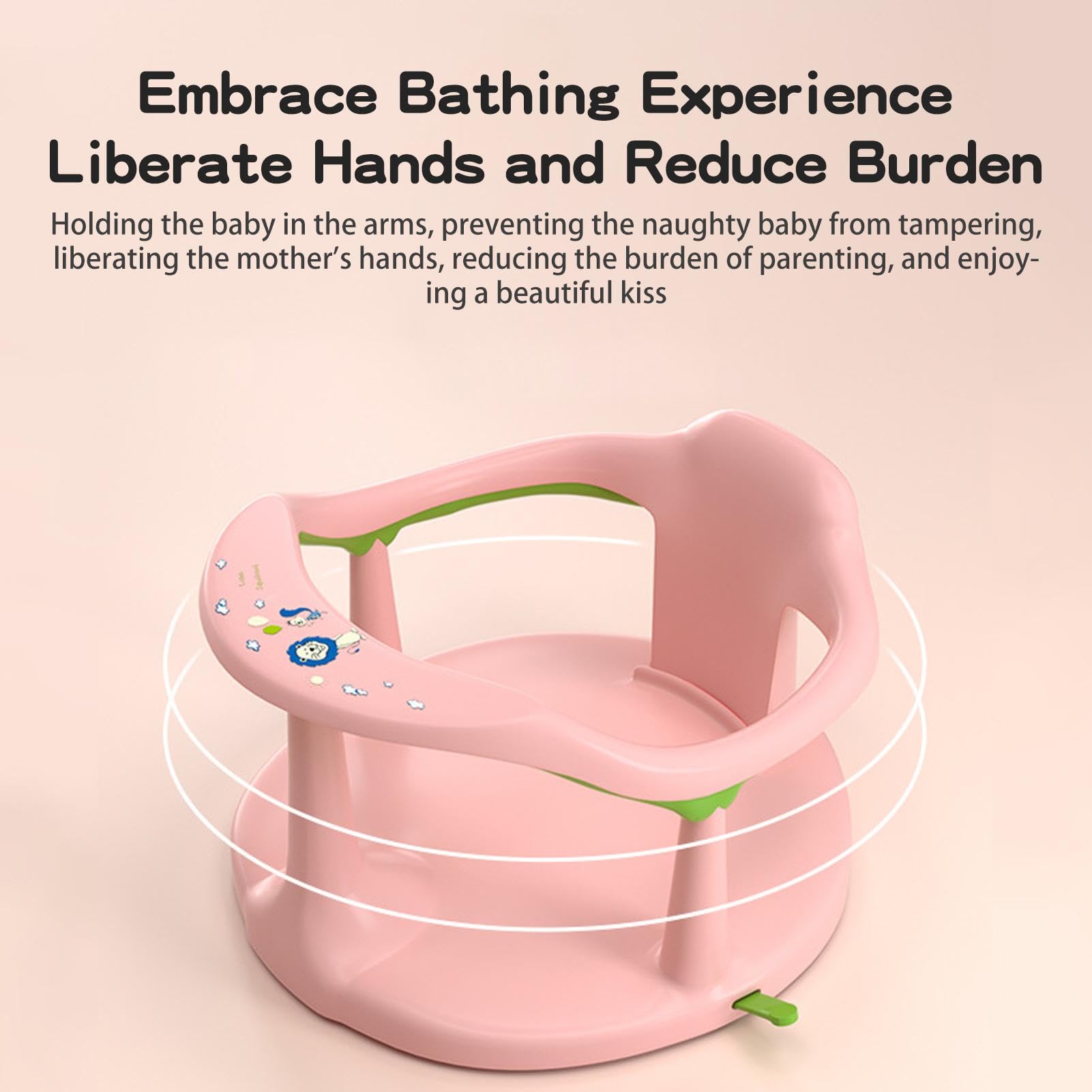 Asiento de baño para bebe | Asiento bañera para abdominales - Asiento de baño con soporte para el respaldo y ventosas, asientos estables y cómodos para sentarse