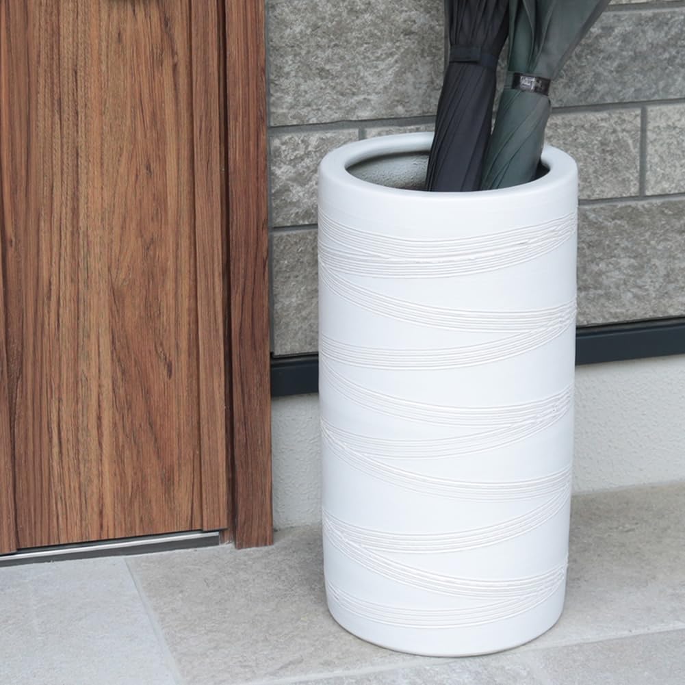 傘立て 陶器 信楽焼 格子模様傘立て kt-0340 傘立て 陶器 信楽焼 格子模様傘立て kt-0340 傘立て 陶器 信楽焼