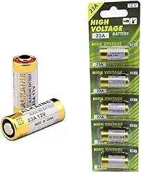 Cartela Kit 05 Pilha Alcalina 23a 12v Alarme Controle