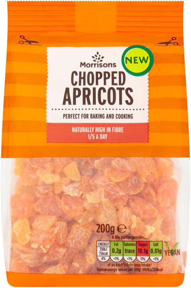 Morrisons Chopped Apricots 200g