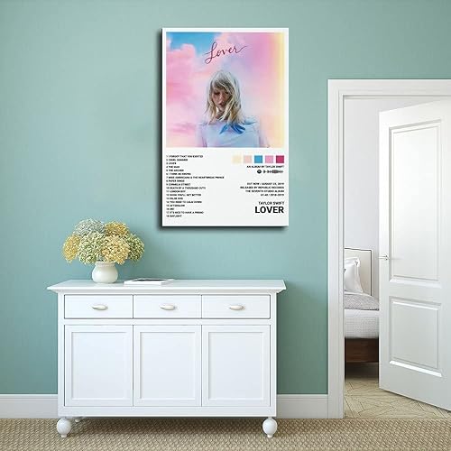 Miniatura 4 de Póster musical de Swift en lienzo sin marco 12 x 18 pulgadas 118 x 177in