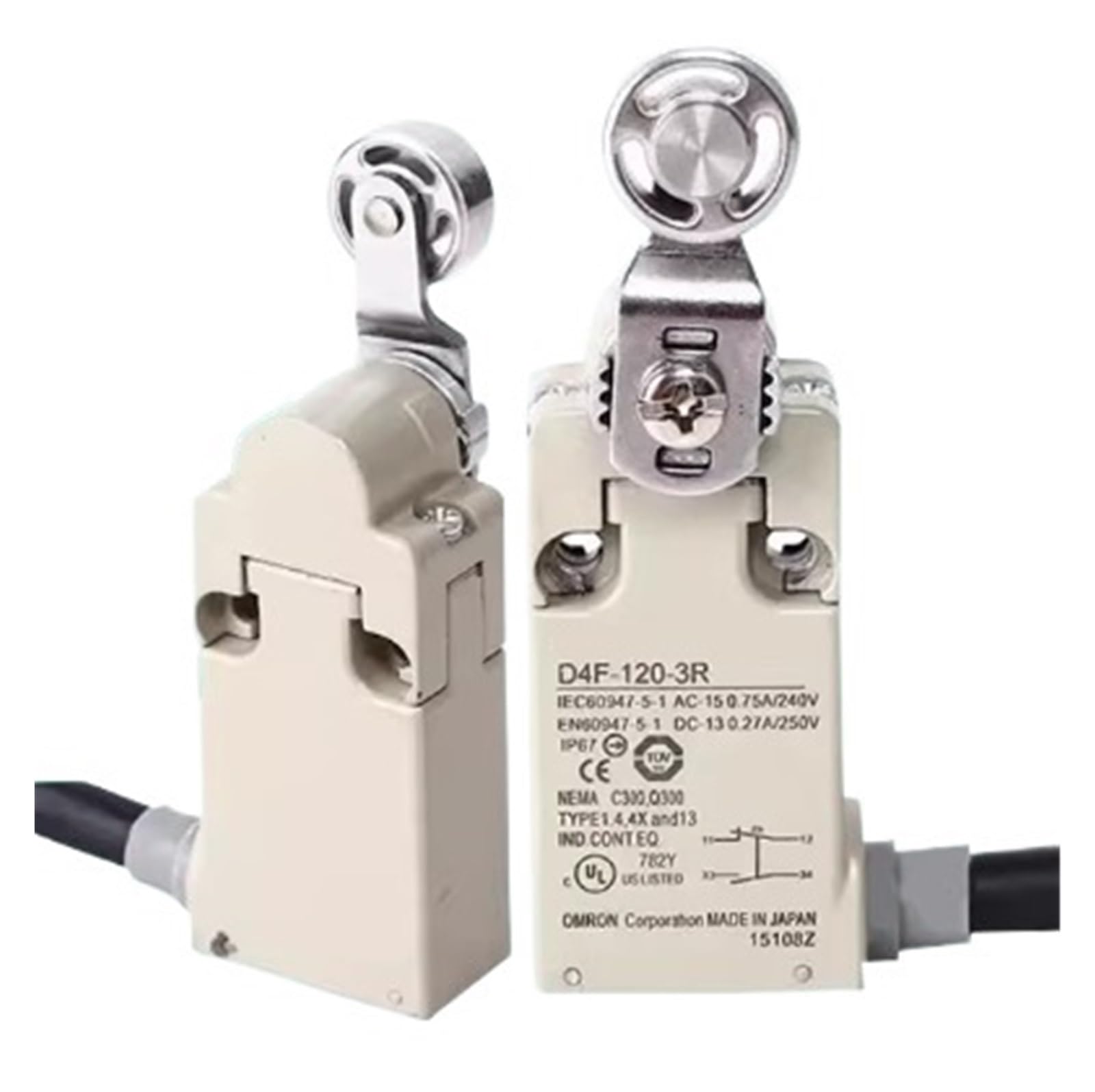 ZVQYSGIW 1PCS travel limit switch D4F-120-3R D4F-120-1R D4F-102-5R -1D(D4F-120-3R)