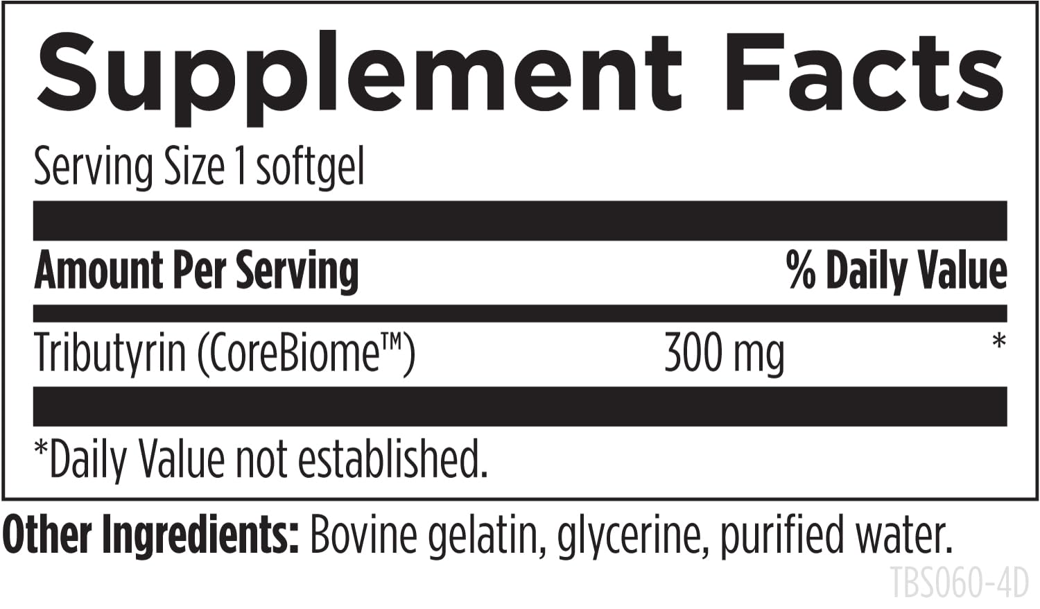 Designs for Health Tri-Butyrin Supreme, Gut Health, 60 Softgels — Amazon image 4