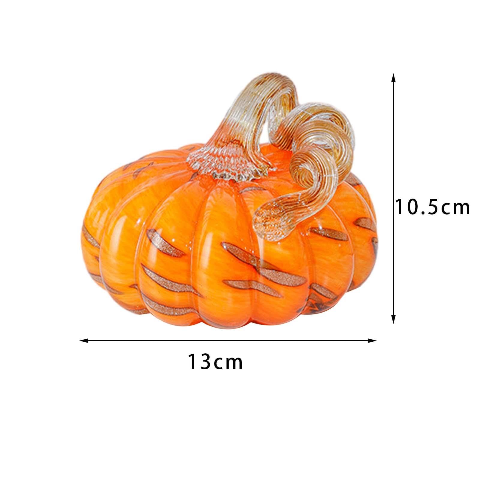 手造りのガラス かぼちゃのオーナメント 手造りのガラス かぼちゃのオーナメント 手造りのガラス