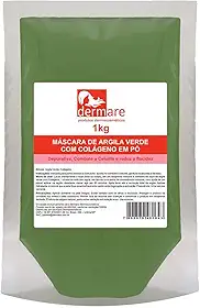 DERMARE Argila Verde Com Colageno Dermare 1 Kg