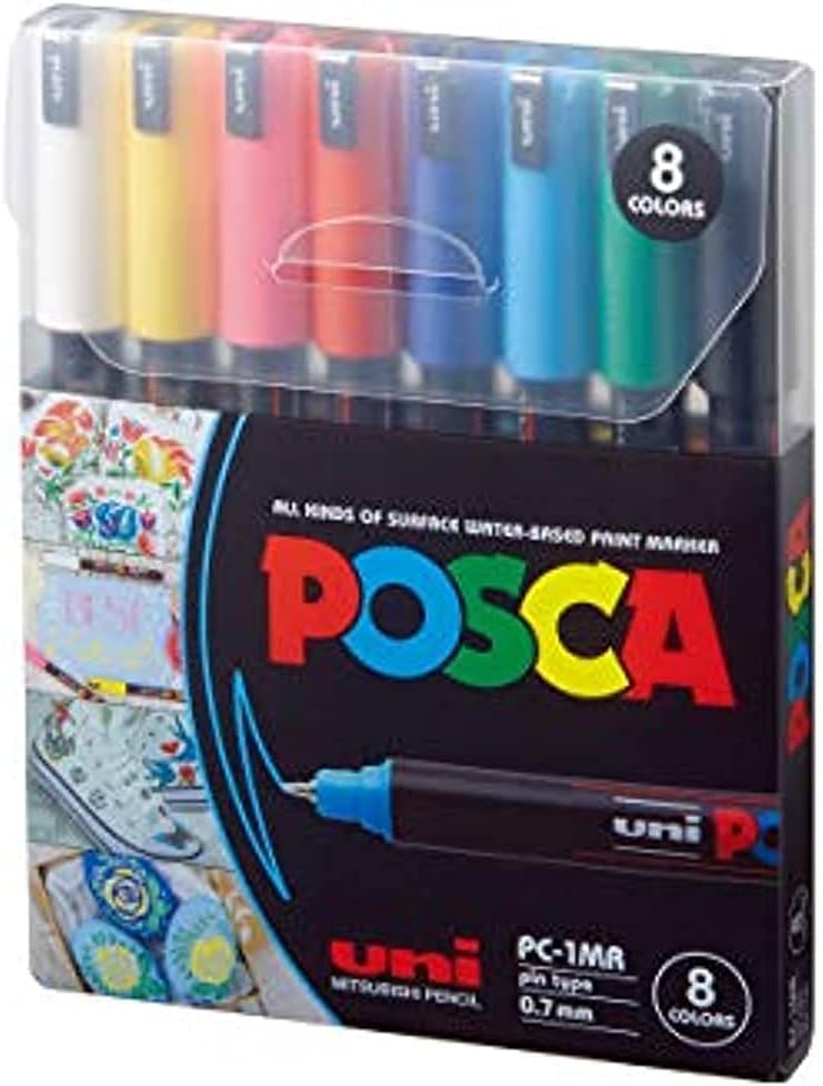 High-Quality Uni Posca Paint Marker Pen Wallpaper Concept High-Quality Uni Posca Paint Marker Pen Wallpaper Concept