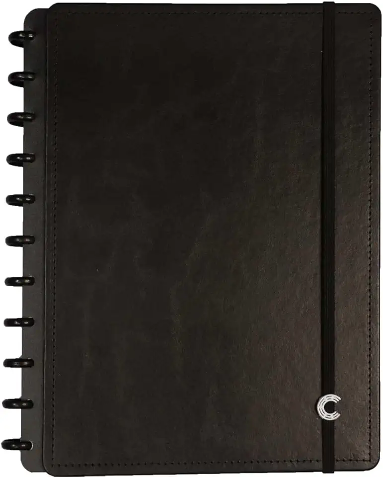 Caderno Inteligente, Grande, Black, 215x280mm, 80 Folhas