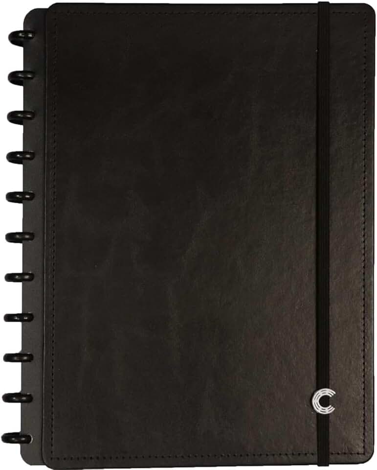 Caderno Inteligente, Grande, Black, 215x280mm, 80 Folhas