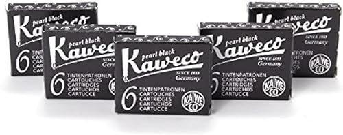 Miniatura 1 de Kaweco Pluma estilográfica 30 cartuchos de tinta cortos negro