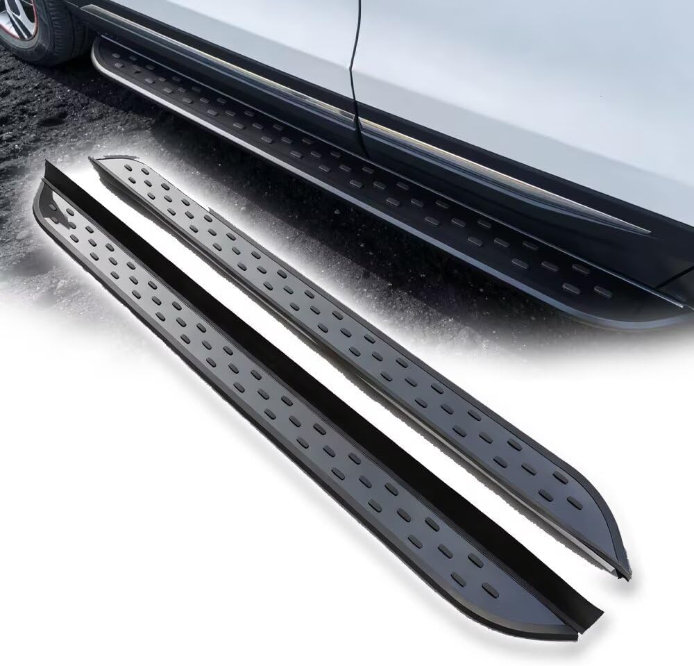 Running Boards fit for Ford Explorer 2020-2026 Side Step, Anti-Slip Running Board Aluminum Alloy Fixed Side Steps | DIY Installation with Complete Kit(FKL)