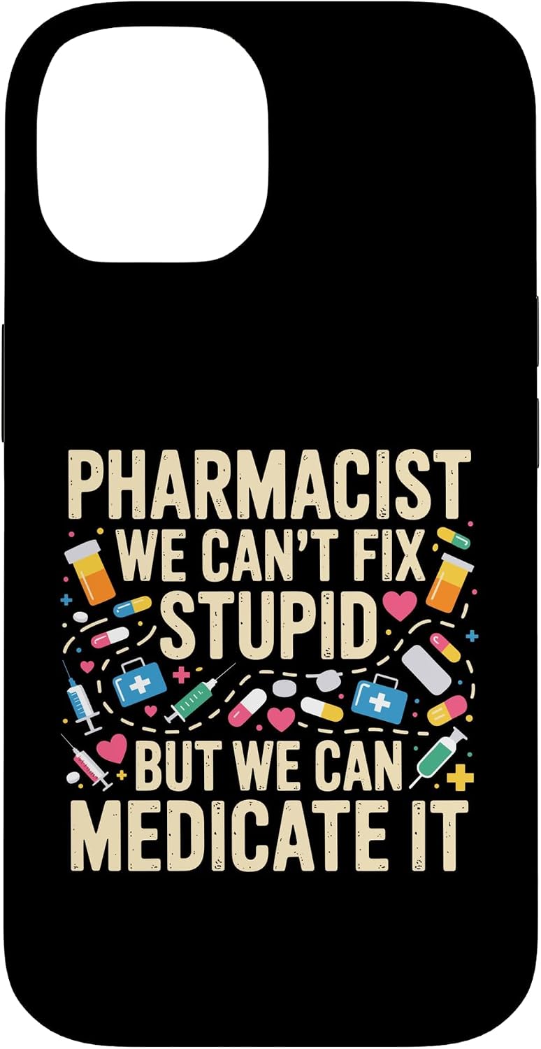 Cute Pharmacist Art for Men Women School Pharmacy Student Case for iPhone 12/12 Pro image 4