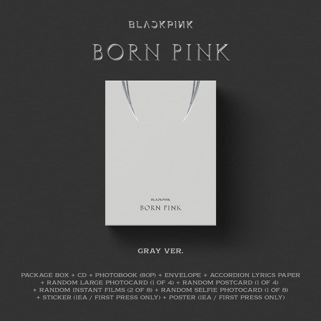 Buy [BLACKPINK OFFICIAL] Kpop BORN PINK Album Original BLACKPINK BORN PINK Album *First
