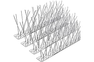 Bird Spikes Pigeon Spikes Stainless Steel, Pigeon Deterrent Outdoor, No More Birds...