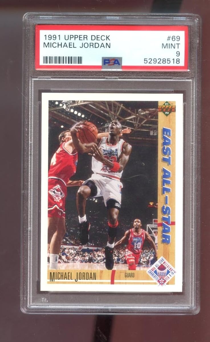 Michael Jordan Card 1991-92 Upper Deck #69 PSA 9