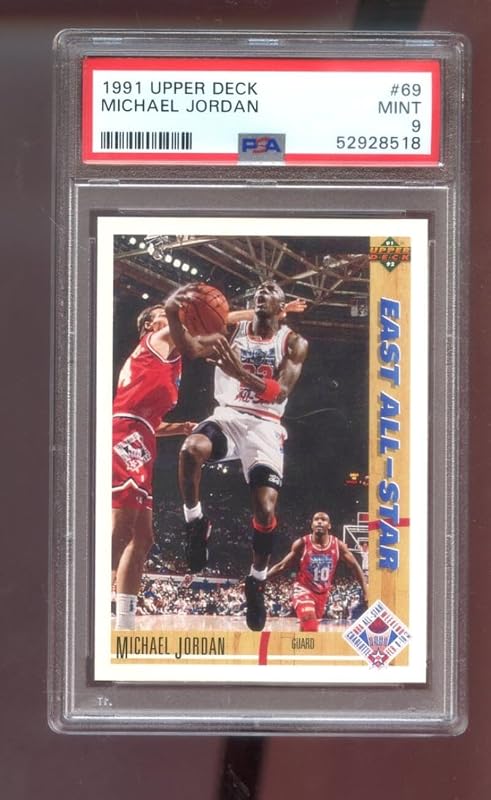 Michael Jordan Card 1991-92 Upper Deck #69 PSA 9