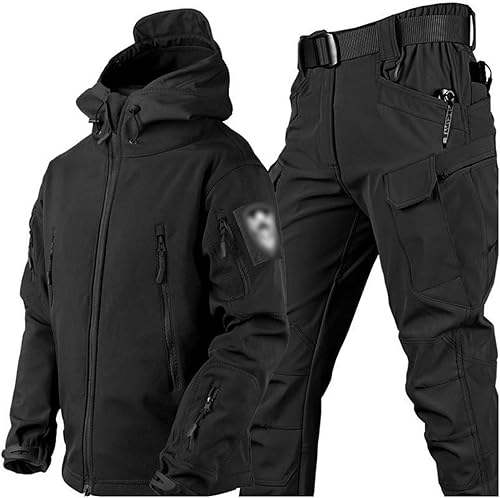 Trajes de esquí para hombre traje de esquí de invierno impermeable resistente al viento abrigo de nieve con capucha y pantalones trajes de nieve
