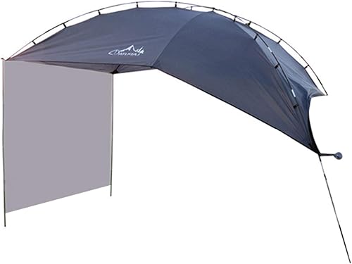 Manufa Toldo de refugio portátil, para portón trasero, toldo trasero para coche, impermeable, toldo portátil, caravana, caravana, remolque, MPV,