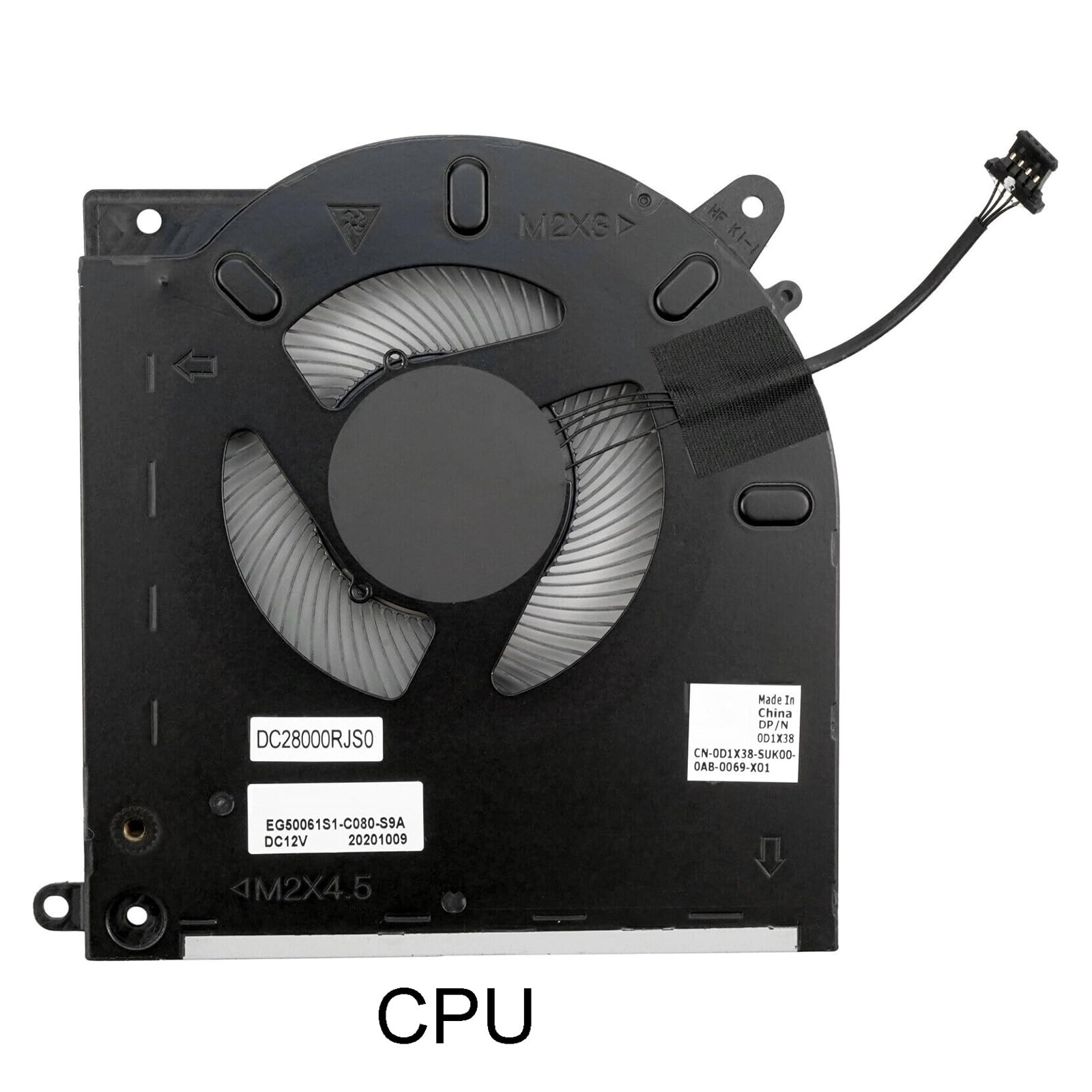 Laptop CPU GPU wentylator chłodzący do laptopów M15 skuteczny procesor GPU do płynnego chłodzenia