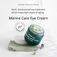 Vista 7 de HEIMISH Marine Care Eye Cream 1.01fl.oz/30ml, Anti Aging Under Eye Cream, Rich Hydrating Formula with Peptides, Niacinamine for Dark Circles