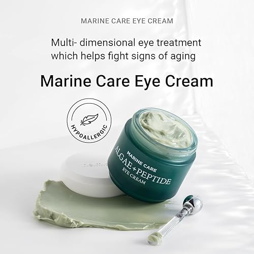 Miniatura 7 de HEIMISH Marine Care Eye Cream 1.01fl.oz/30ml, Anti Aging Under Eye Cream, Rich Hydrating Formula with Peptides, Niacinamine for Dark Circles,