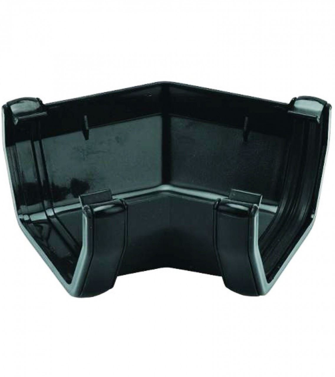Floplast Black Square Gutter Angle - 135 Degree X 114Mm