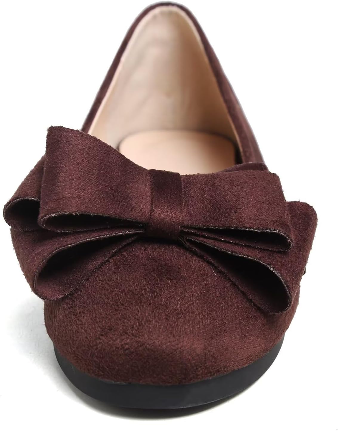 Stunner Women's Cute Round Toe Bowknot Flats Slip On Ballet Flat Shoes