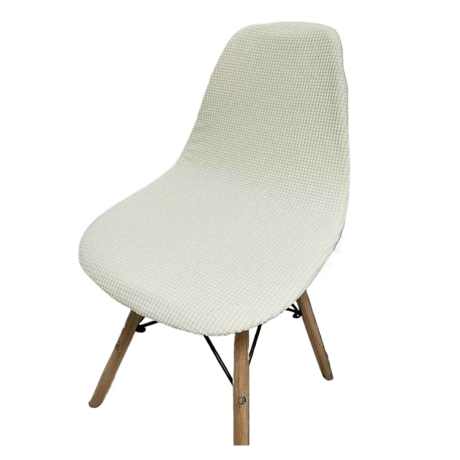 SHBHWS Polar Fleece Shell Chair Cover Solid Color Jacquard Dining Slipcover Stretch Anti-dust Seat For Living Room Home for Hotel, Banquet(Color2)