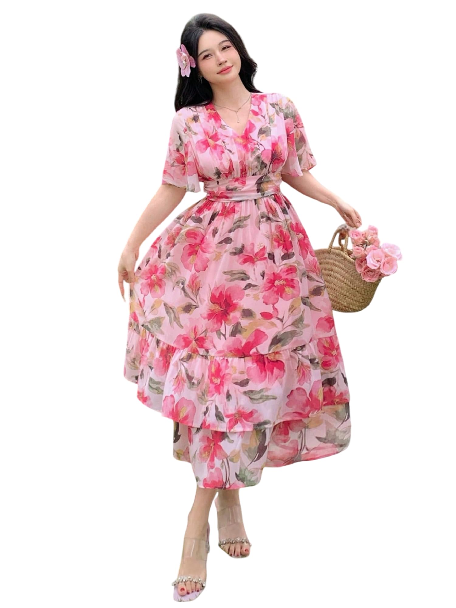 fabnex One Piece Long Maxi Dresses for Women (K-141-142)-picture-40