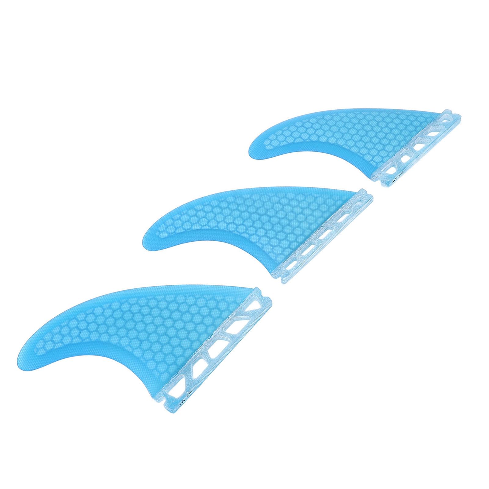 Alomejor Aleta de Tablero de Surf, Aleta de de Fibra de Vidrio de Panal, Compatible para Paletas de Río y Margen de Océano