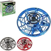 Drone Ufo com Sensor Brinquedo Disco Voador com Helices Protegidas Spinner Bolinha Que Voa Usb Multicor Led Para Crianças Infantil