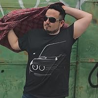 Vista 4 de Challenger - Camiseta clásica para hombre con diseño de coche de carreras