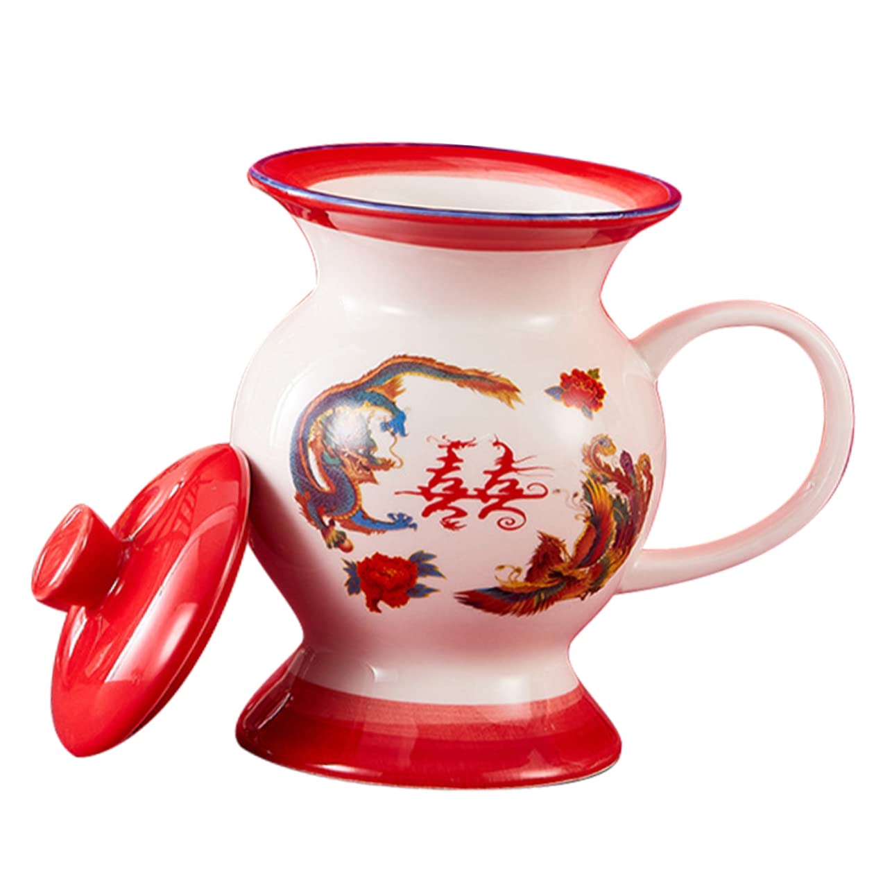 AYUEHBN céramique Tasse à café avec anse - Céramique classique Éléphant