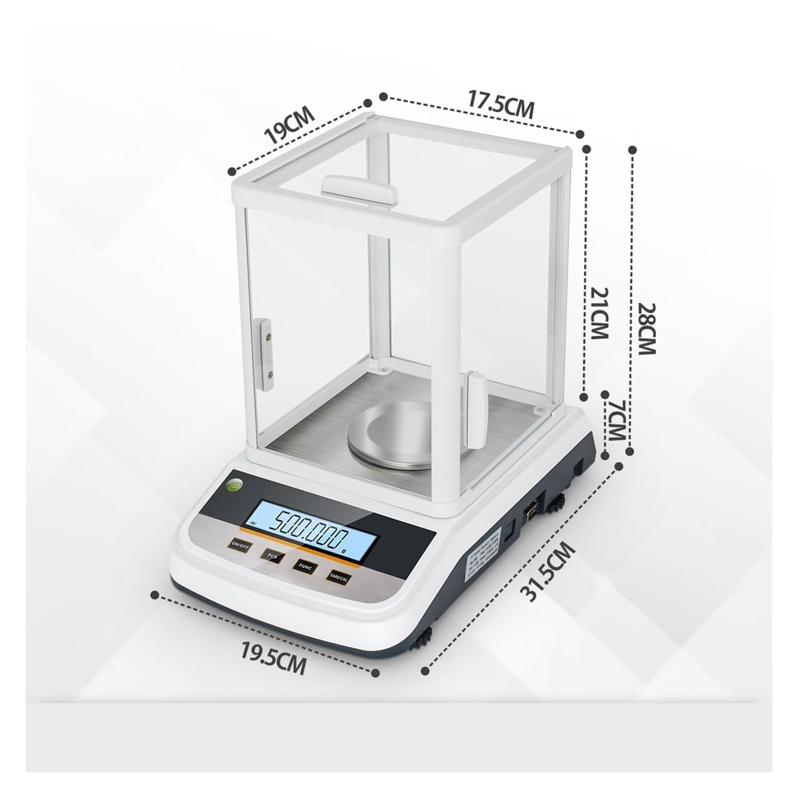 500 G Analytische Laborwaage Mit 0,001 G Ultrapräziser Digitaler Waage, Ideal For Labore PräZisionswaagen