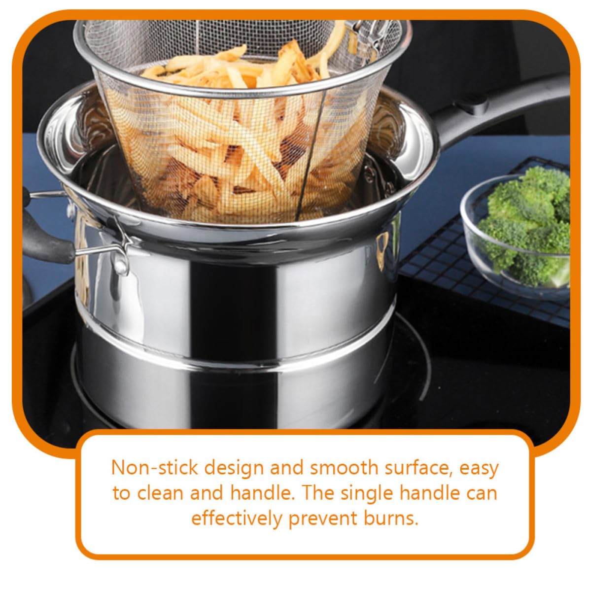 Pentola per Pasta in Acciaio Inox Manico Stile Casual, Distribuzione Uniforme del Calore, Facile da Usare, Set 1 Pezzo, per Cucina Domestica Stili multipli