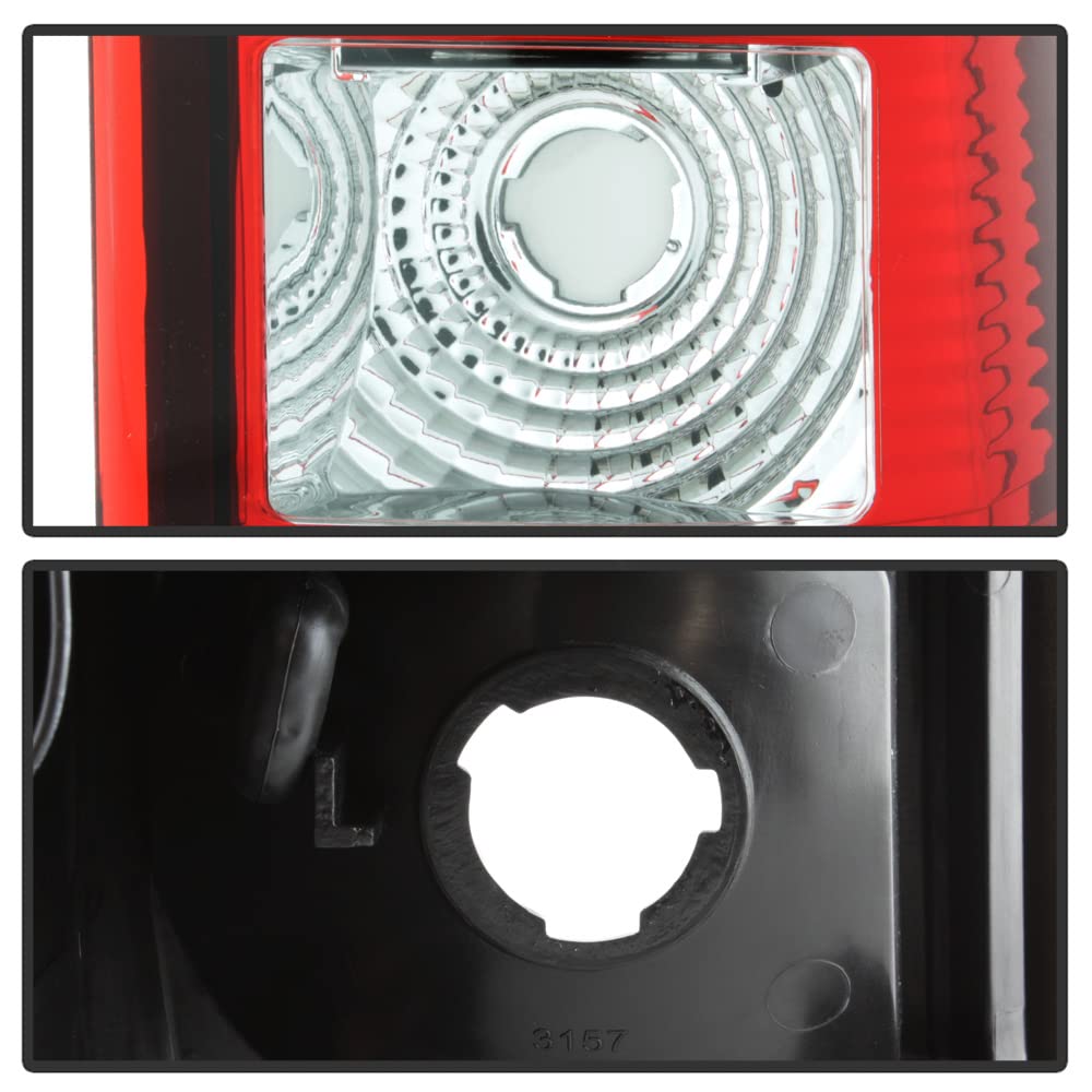 2003 2004 2005 2006 Chevy Silverado Red LED Tail Lights W/ LED Bar Brake Lamps - Foto 5